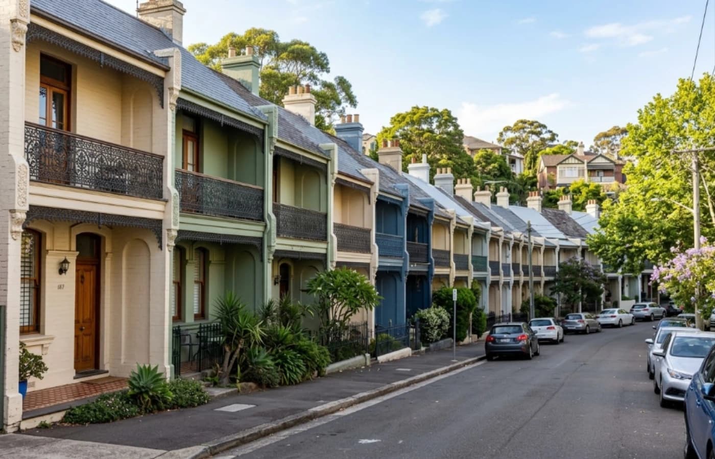 Harbour-side Sydney homes with modern multi-storey architecture